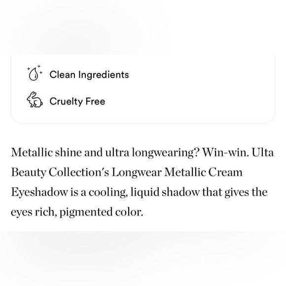 $5❤️‍🔥 Ulta Beauty Longwear Metallic Cream Eyeshadow PRETTY IN PINK 👁️ NEW - Picture 4 of 5